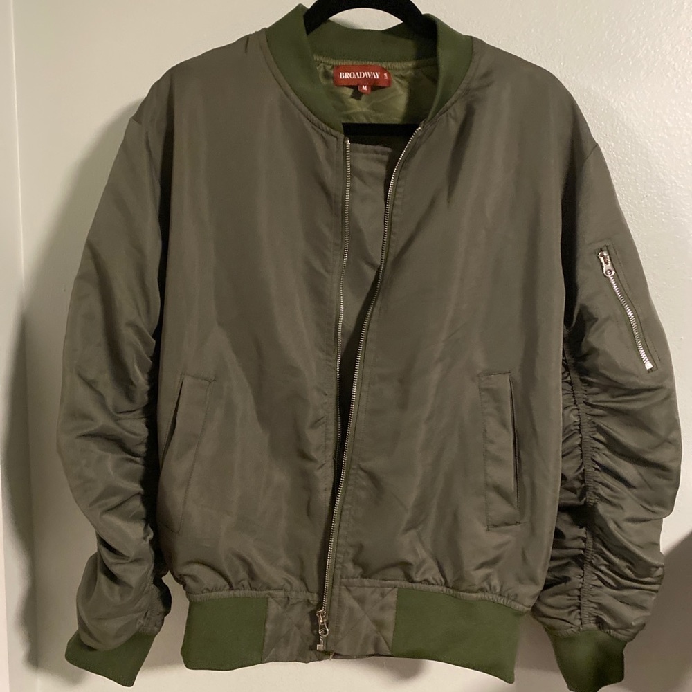 Men’s Bomber Jacket Army Green